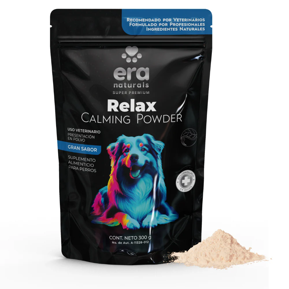 Suplemento para Perros Era Naturals Tranquilizante - Relax Calming Powder 300 Gr