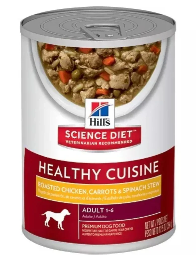 Hills Science Diet Alimento Perros Adult Healthy Cuisine Estofado Lata 354 gr Húmedo - Imagen 2