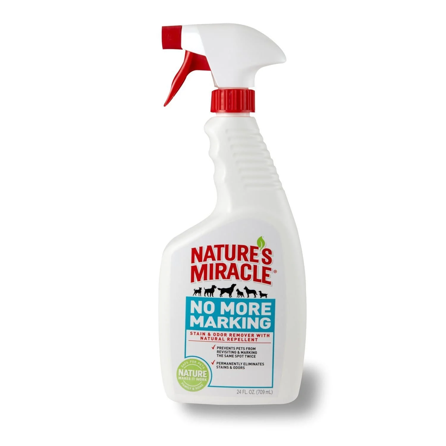 Nature's Miracle No mas Marcas con Removedor De Manchas Y Olores Perro 709 Ml