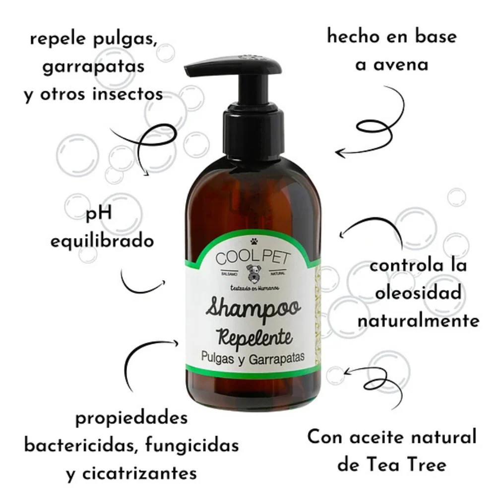 Coolpet Shampoo Repelente Pulgas & Garrapatas Perros - Imagen 4