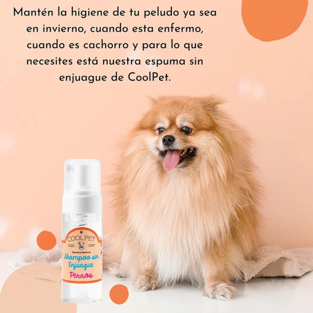 Coolpet Shampoo Sin Enjuague Perros - Imagen 3