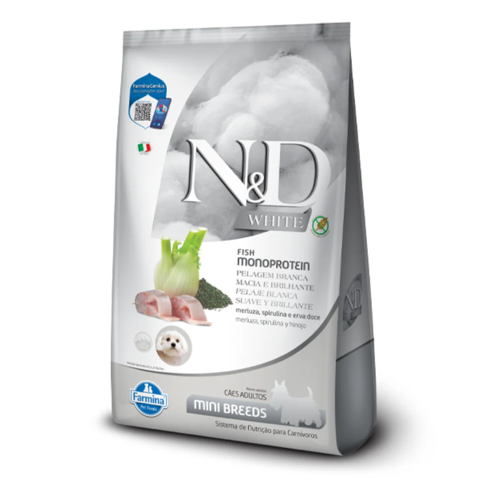 N&D White Perro Adulto Razas Pequeñas 2Kg