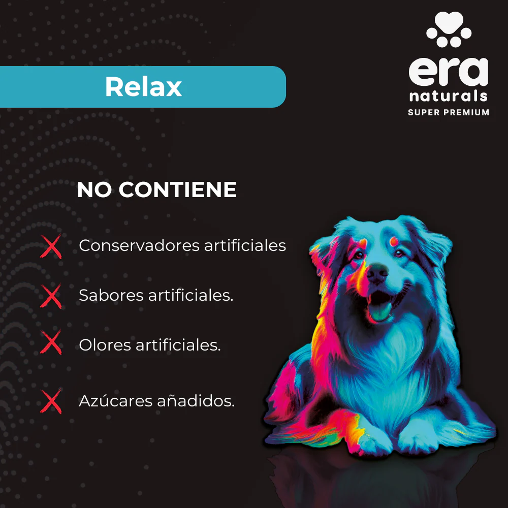 Suplemento para Perros Era Naturals Tranquilizante - Relax Calming Powder 300 Gr - Imagen 4