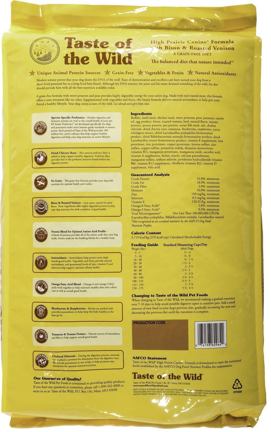 Taste Of The Wild Alimento Perros Adulto High Prairie Pienso Croqueta - Imagen 2