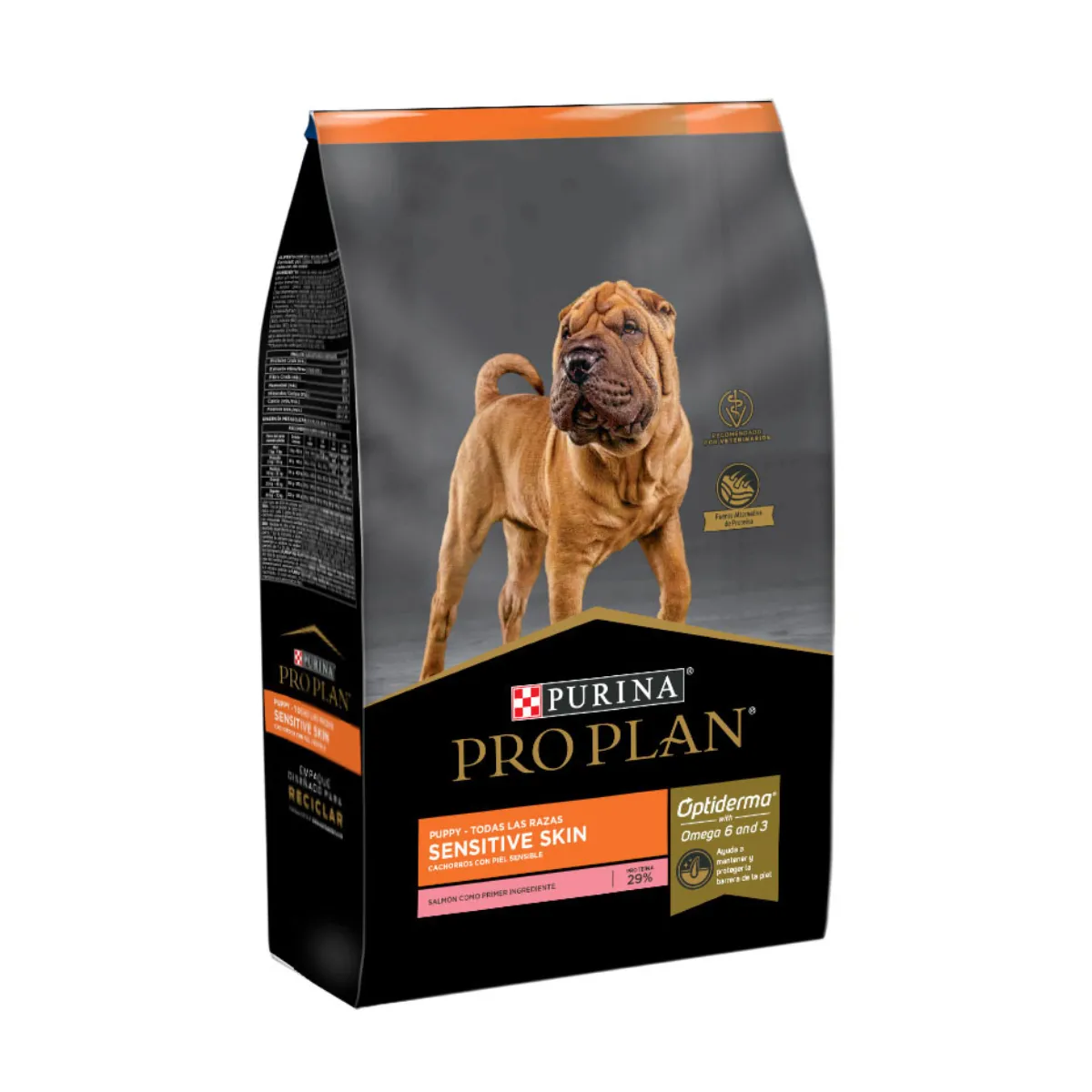 Pro Plan Alimento Perros Cachorros Puppy Salmon Sensitive Skin Todas Razas Optiderm - Imagen 2