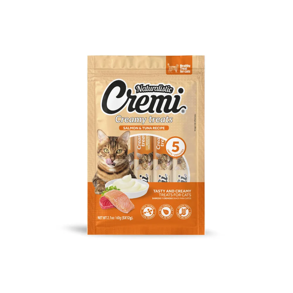 Naturalistic Cremi Salmon & Tuna Recipe 60gr