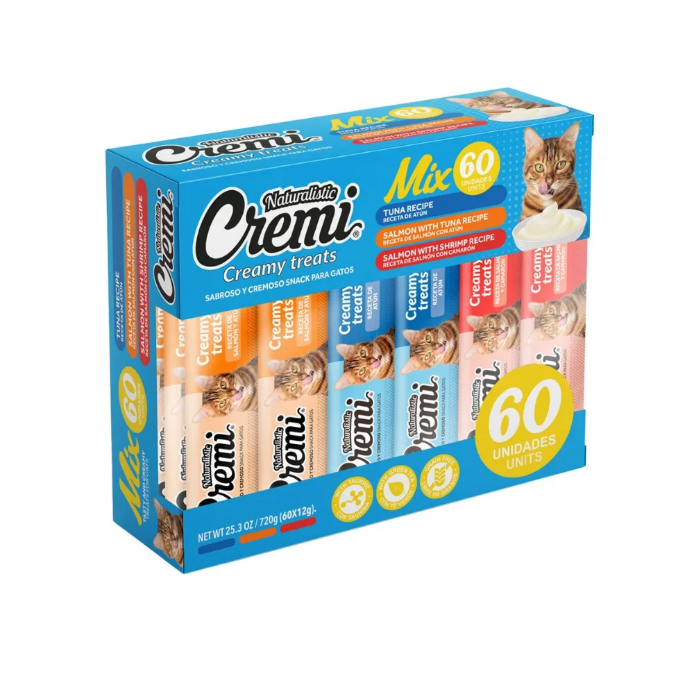 Naturalistic Cremi Box Sea Food Mix 60 Sachet