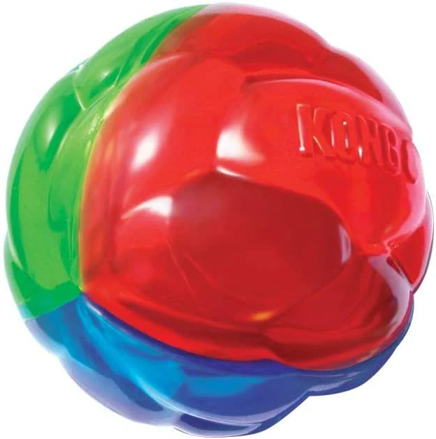 Juguete Kong Ball Twistz - Pelota Dura para Perros - Imagen 2