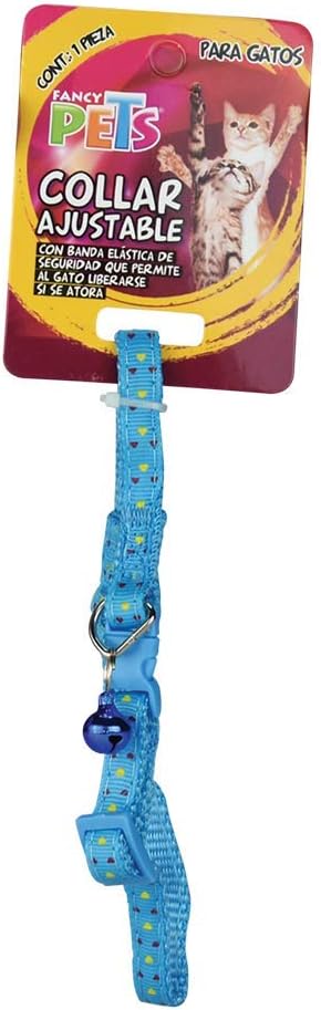 Collar De Nylon Con Cascabel Para Gato Fancy Pets