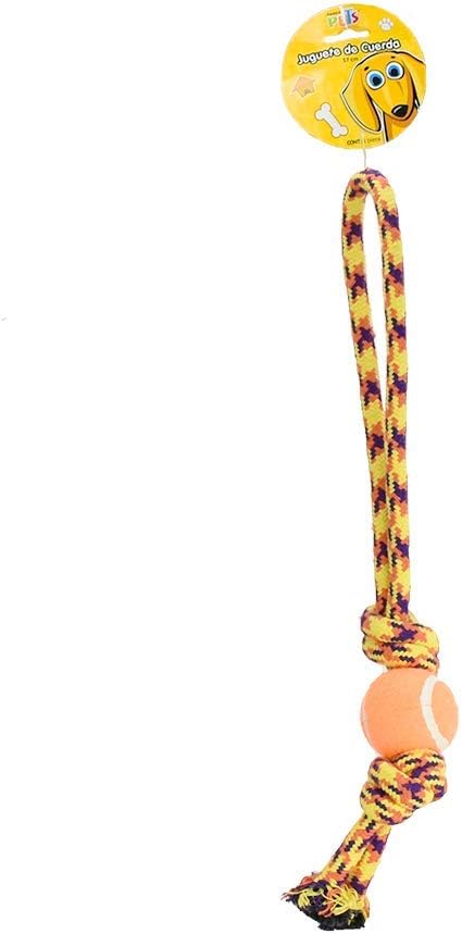 Juguete Cuerda Tejida Con Pelota 57Cm Fancy Pets