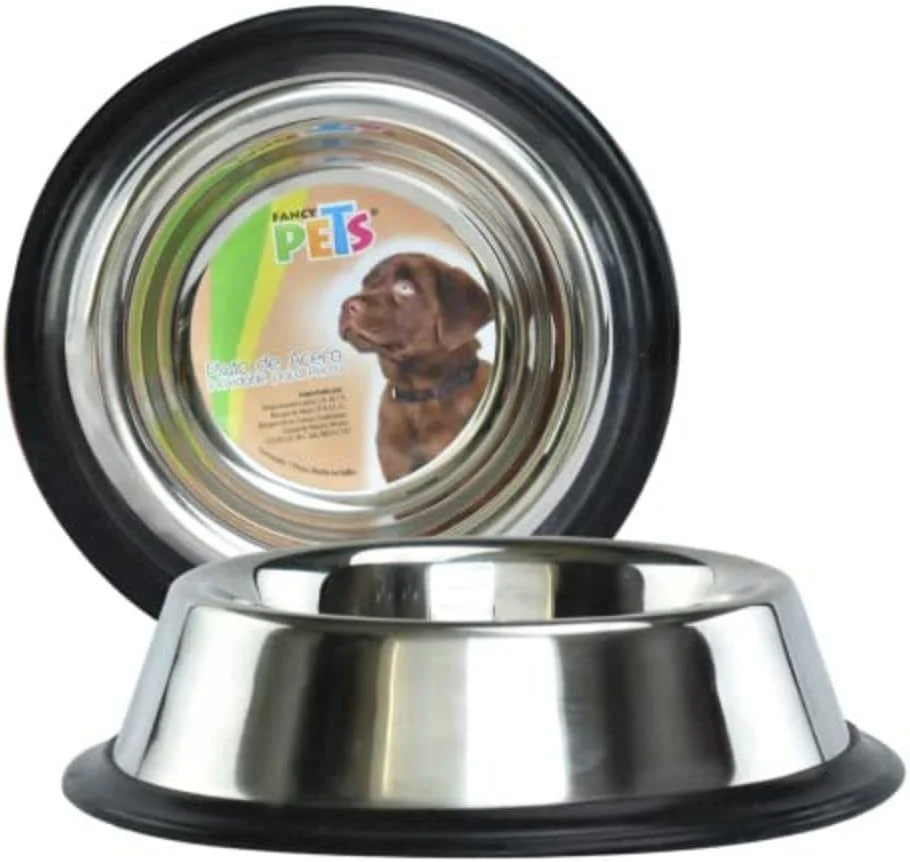 Plato De Acero De 8 Oz Fancy Pets