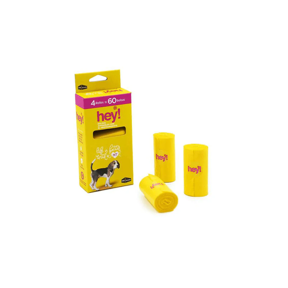 60 Bolsas Higiénicas Hey!