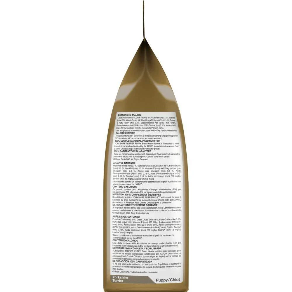 Royal Canin Alimento Perros Yorkshire Terrier Puppy 1.13 kg Croqueta Pienso - Imagen 3