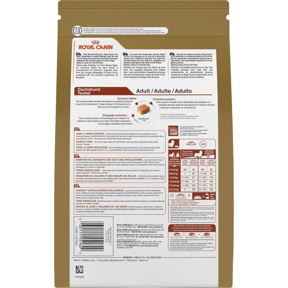 Royal Canin Alimento Perros Adulto Dachshund Salchicha 4.54 kg - Imagen 2