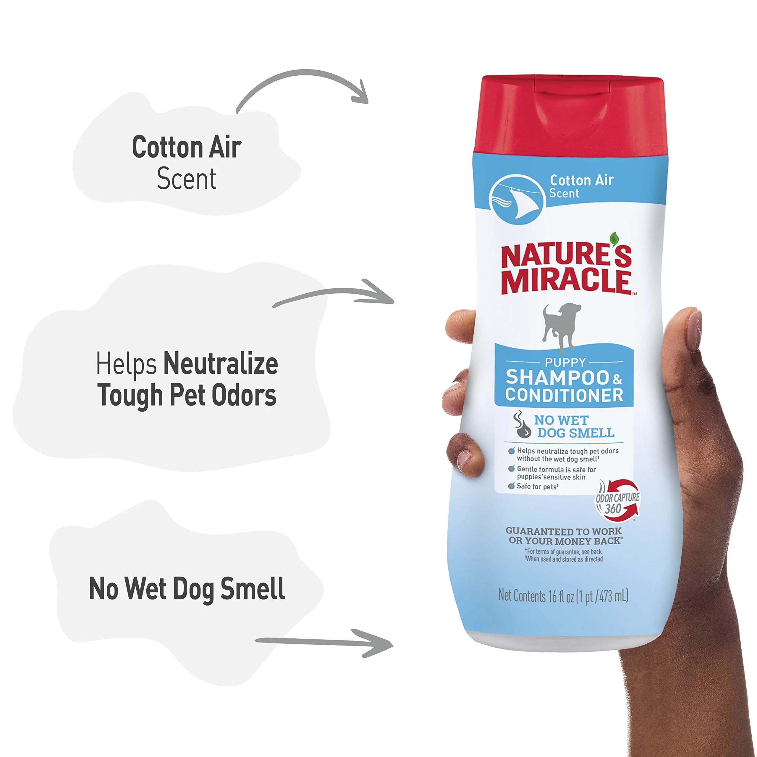 Nature´s Miracle Shampoo y Acondicionador para Perros Cachorros 473 ml - Imagen 2
