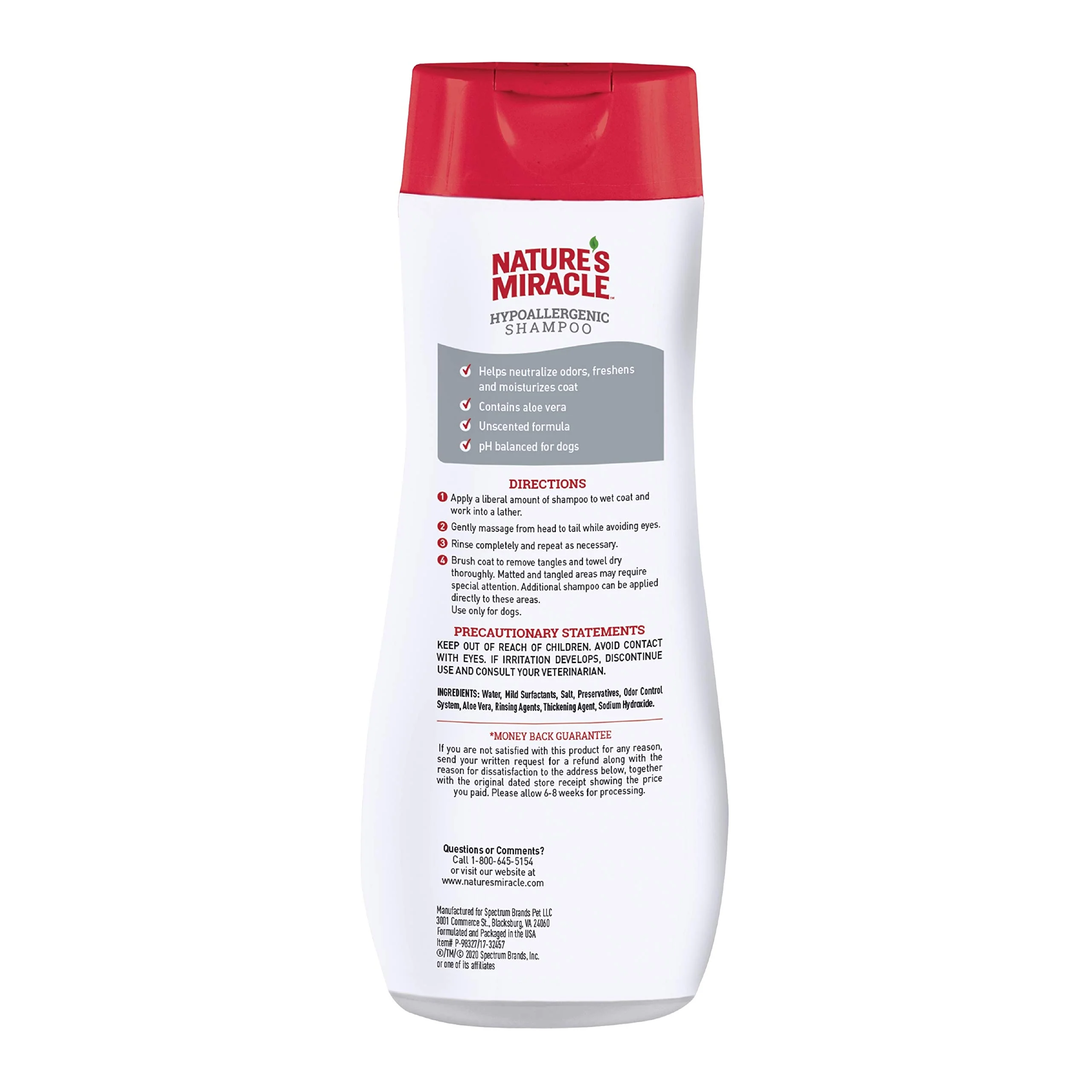 Nature´s Miracle Shampoo y Acondicionador Hipoalergénico para Perros 473 ml - Imagen 3