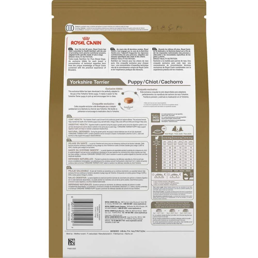 Royal Canin Alimento Perros Yorkshire Terrier Puppy 1.13 kg Croqueta Pienso - Imagen 2