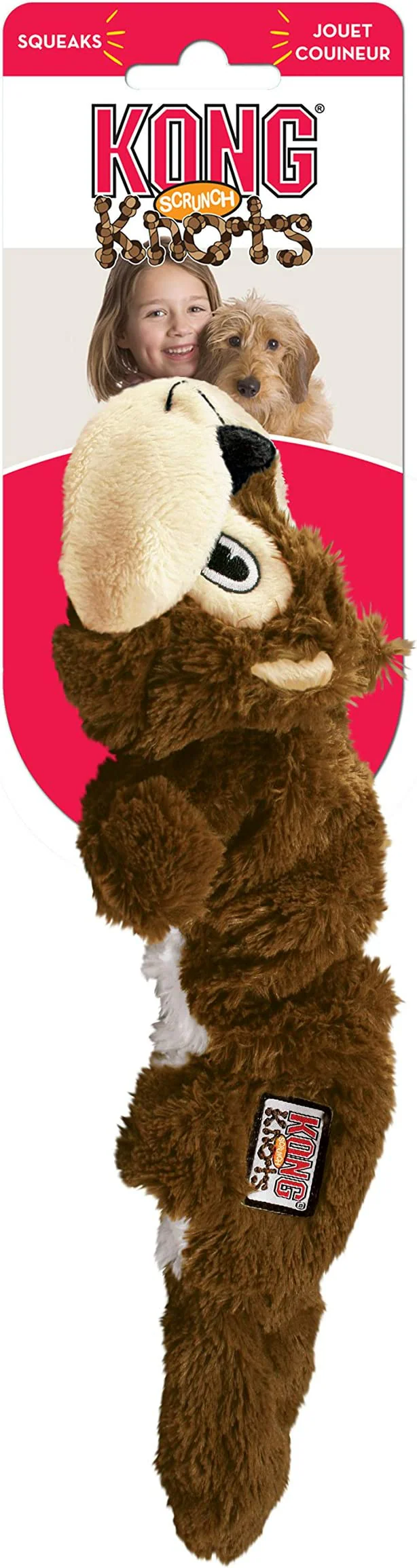 Juguete Kong para Perro - Ardilla Con Cuerda Interior - Imagen 2