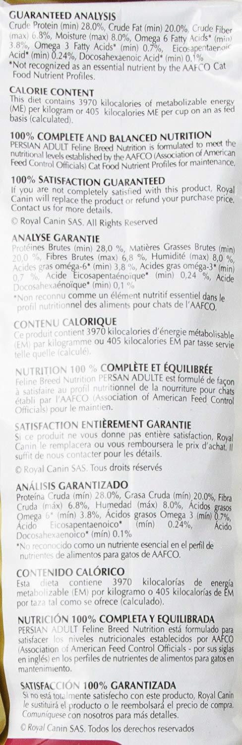 Royal Canin Alimento Gatos Persian Adulto 3.18 kg Croqueta Pienso - Imagen 7