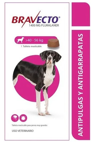 Bravecto Tab Masticable Antiparasitaria Canina 40-56kg - Imagen 2