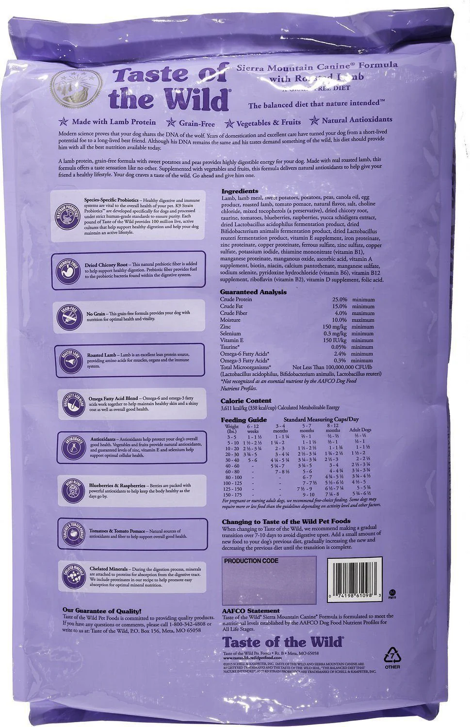 Taste Of The Wild Alimento Perros Adulto Sierra Mountain Canine Pienso Croquetas - Imagen 2