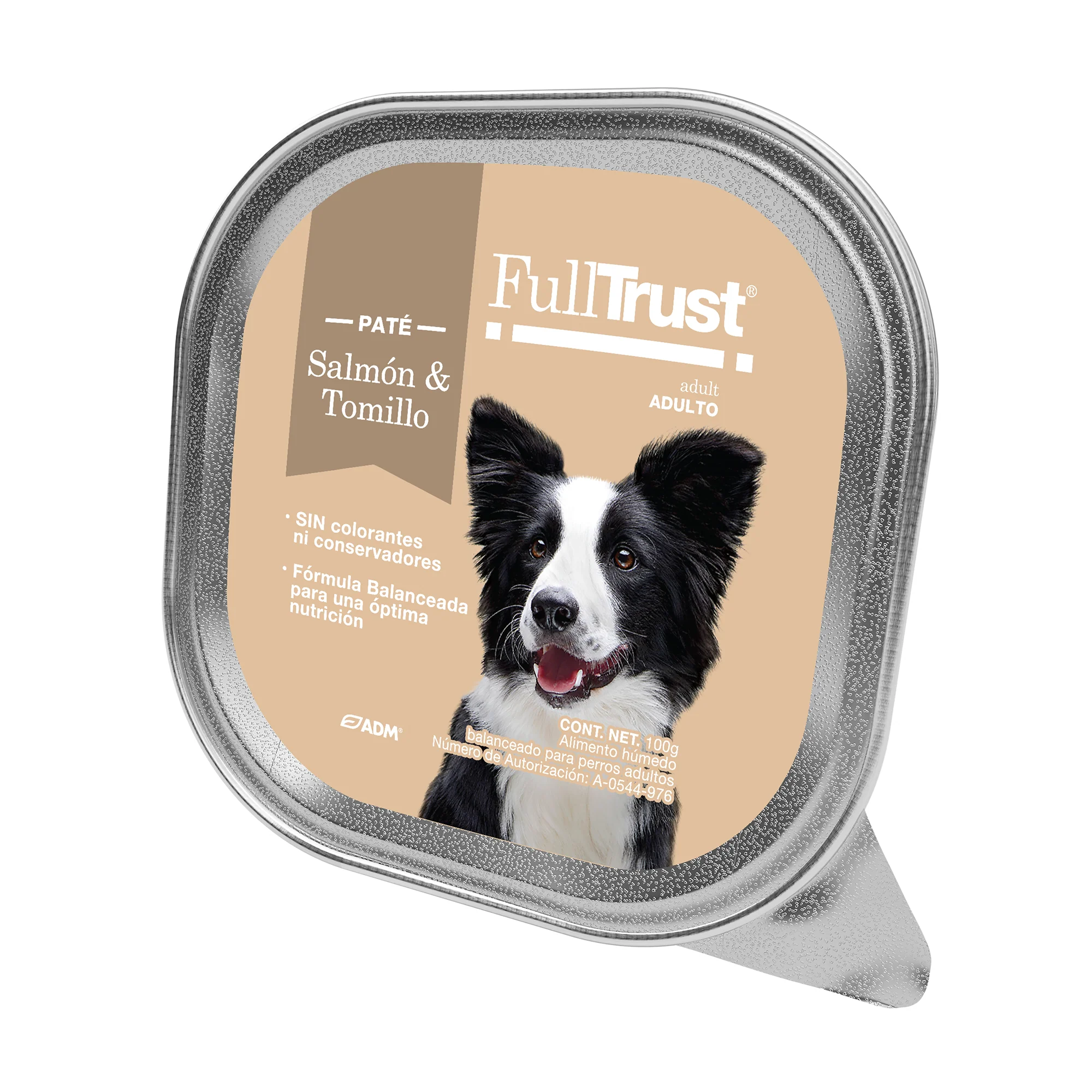 Alimento Humedo para Perro Full Trust Sabor Salmon y Tomillo - 4 Pack - Imagen 2