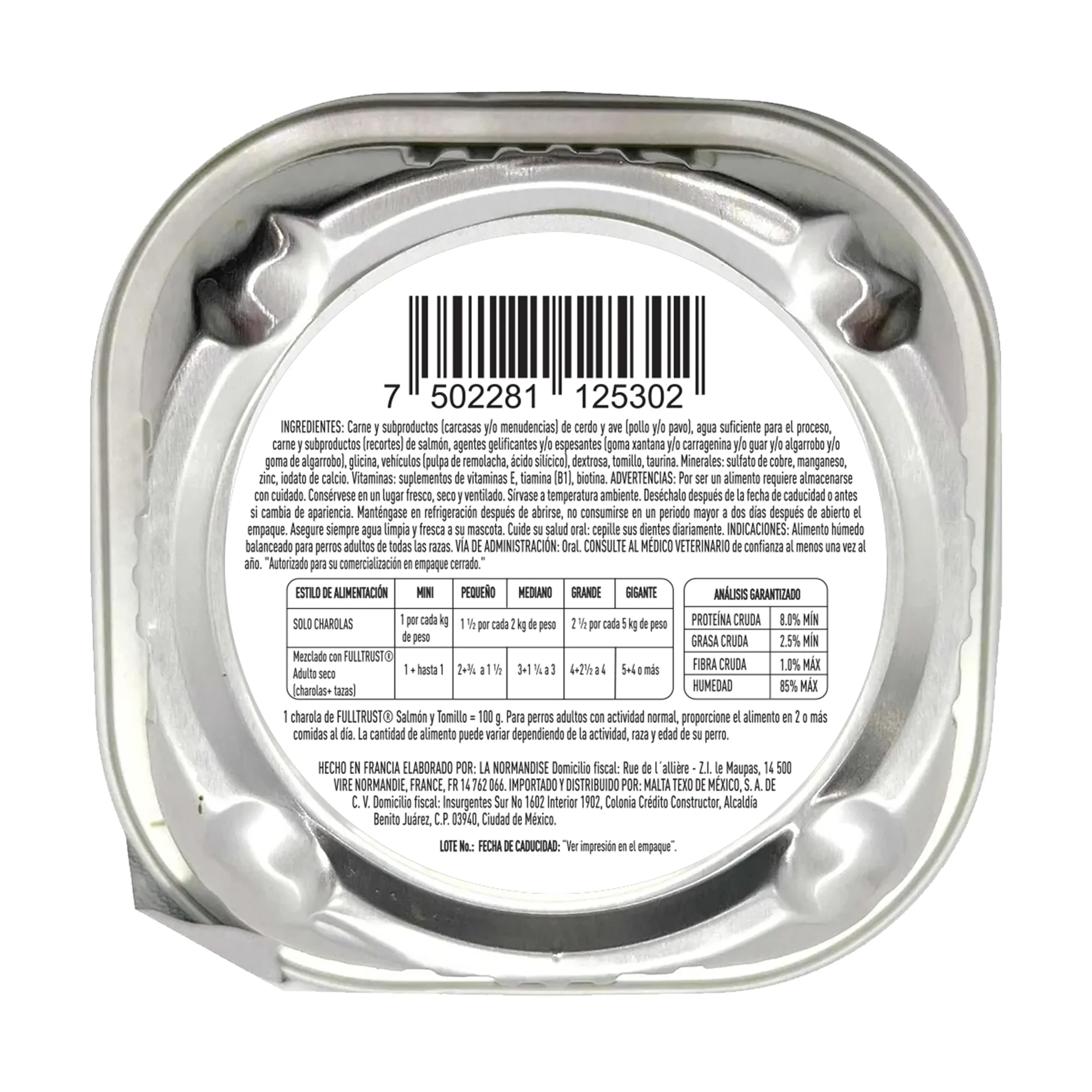 Alimento Humedo para Perro Full Trust Sabor Salmon y Tomillo - 4 Pack - Imagen 3