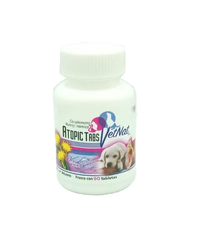 Atopic Tabs VetNat 90 Tabletas ( Alergias ) AtopicVetNat