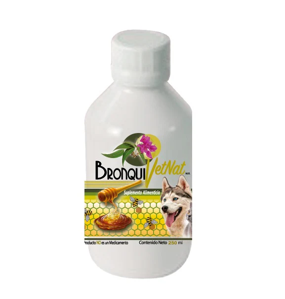 Bronqui VetNat Jarabe 250 mL ( expectorante ) BronquiVetNat