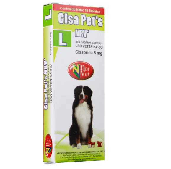 Cisa Pets NRV L (Cisaprida 5mg) - Norvet