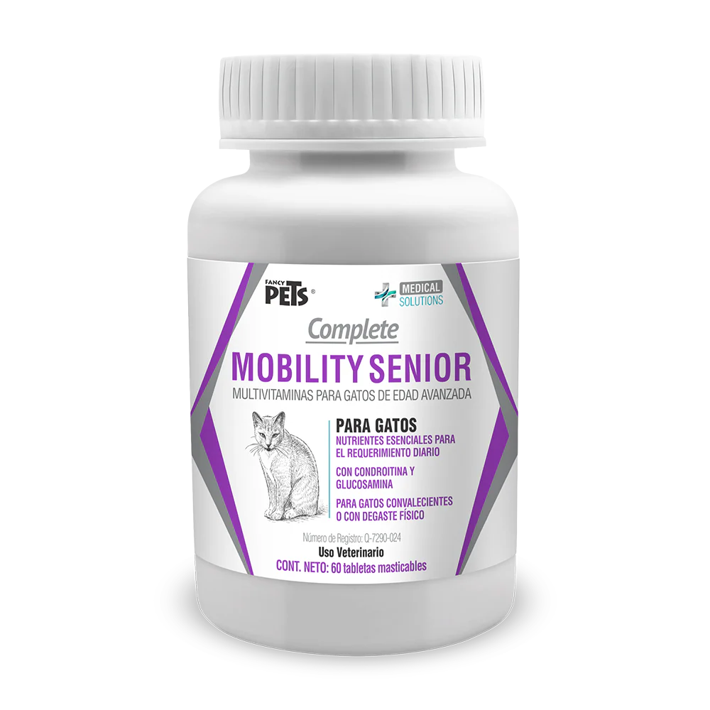 MS Complete Mobility Senior para Gatos 60 Tabletas Masticables