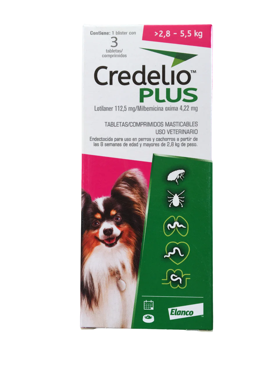 Credelio PLUS tratamiento contra pulgas, garrapatas y agentes internos - Imagen 5