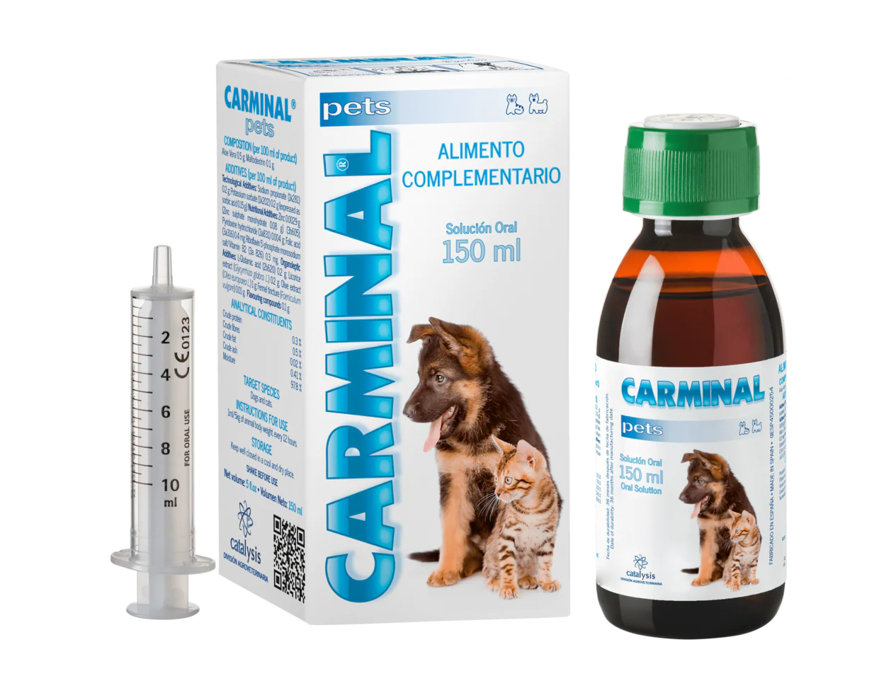 Carminal Pets 150 mL Suspensión Oral ( Apoyo Gástrico )