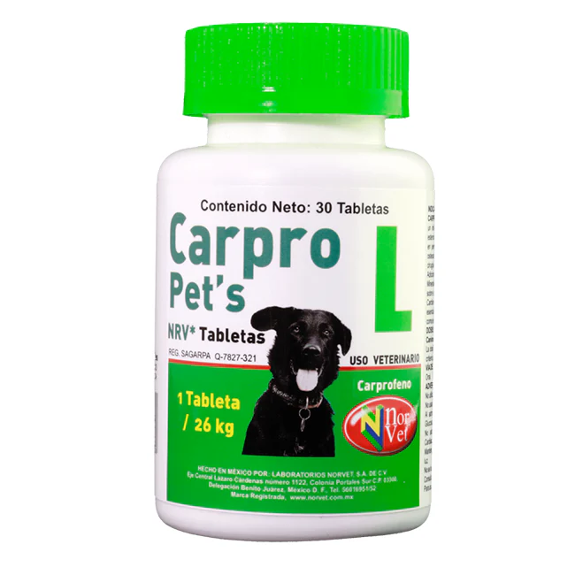 Carpro Pet´S L 30 Tabletas - Norvet