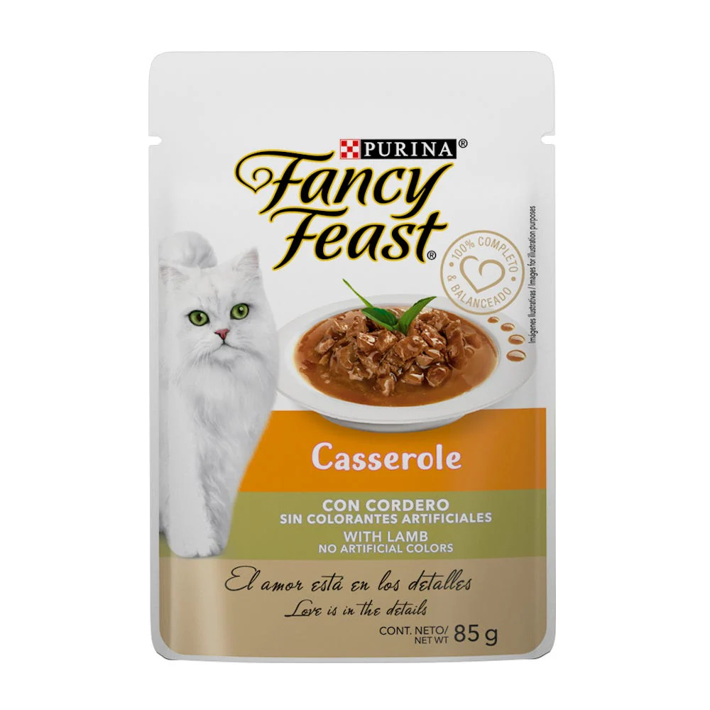 Purina Fancy Feast Alimento Húmedo Gato Casserole Cordero 85 Gr
