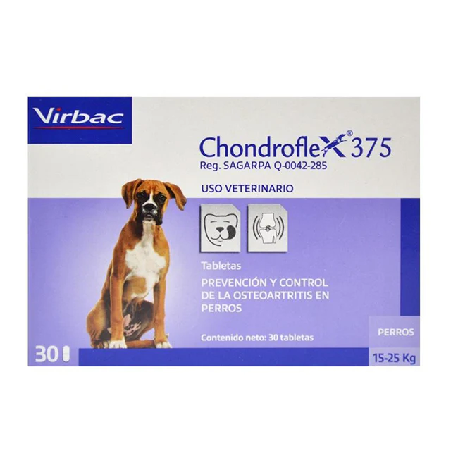 Condroprotector Chondroflex 375, 30 Tabletas - Virbac