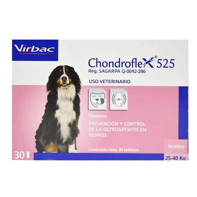 Condroprotector Chondroflex 525 , 30 Tabletas - Virbac