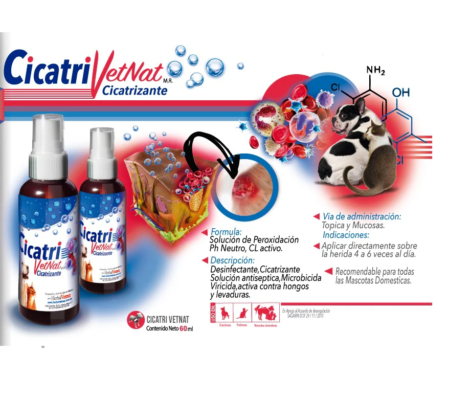 Cicatri VetNat 60 mL ( Cicatrizante ) CicatriVetNat - Imagen 2