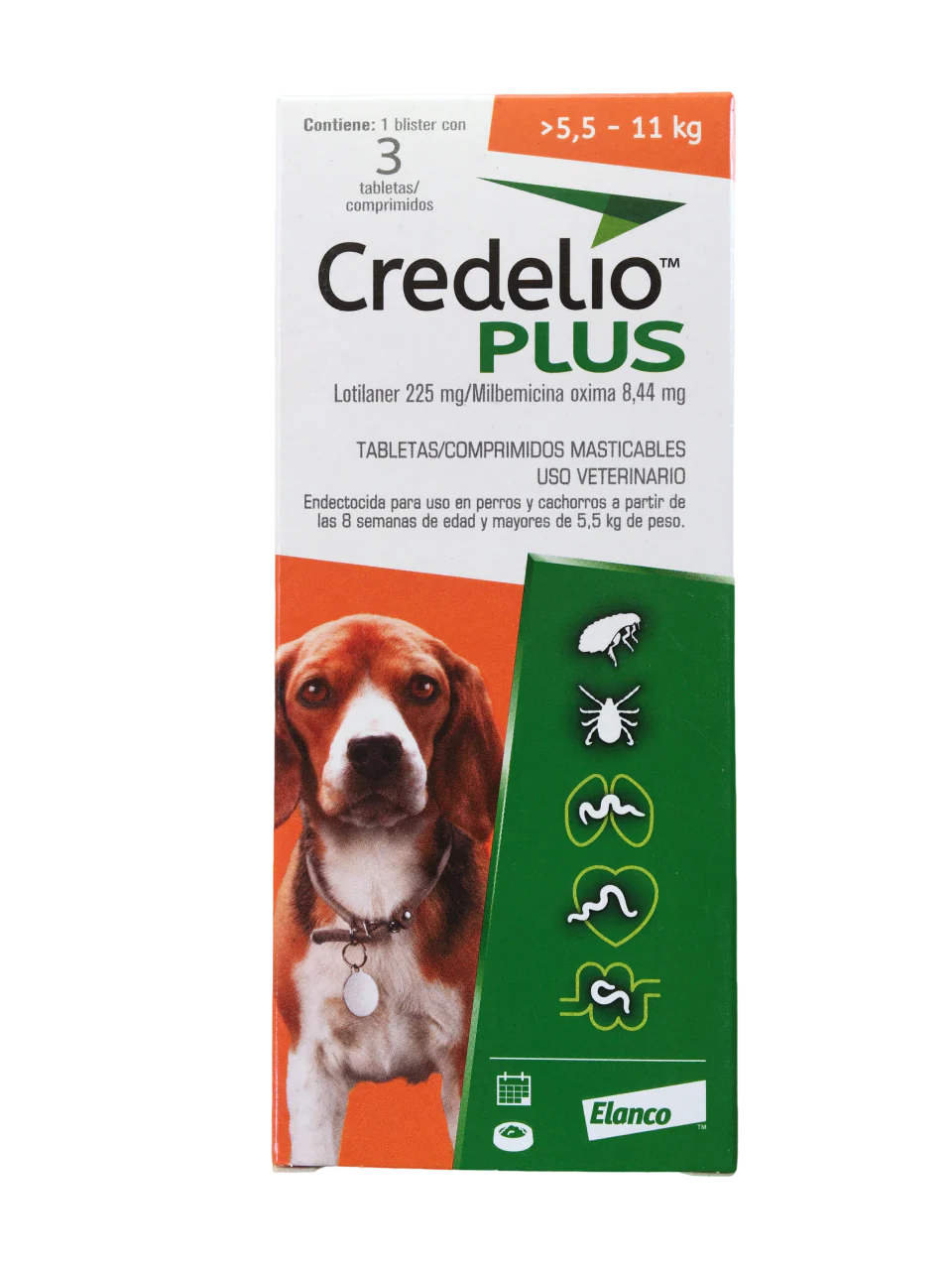 Credelio PLUS tratamiento contra pulgas, garrapatas y agentes internos - Imagen 4