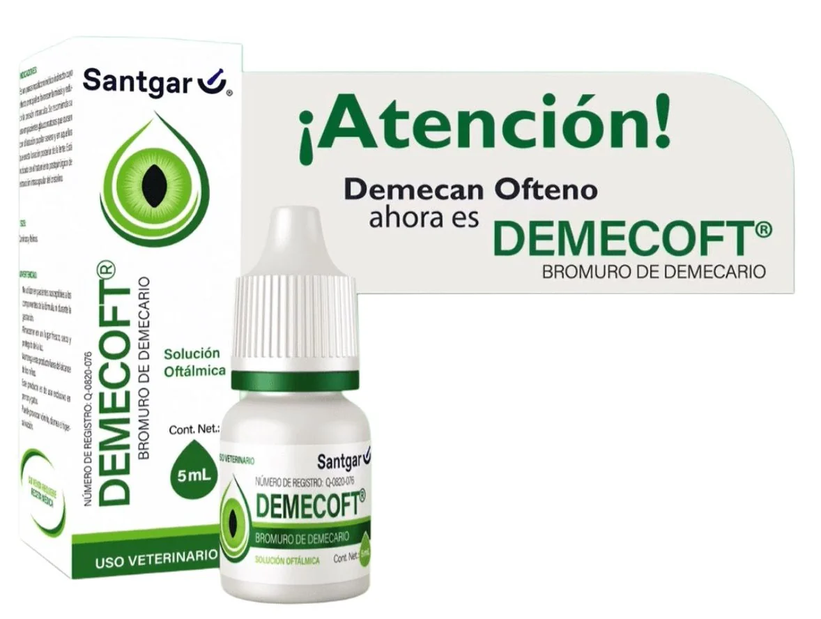 Demecoft 5 mL ANTES Demecan Ofteno ( antiglaucomatoso )
