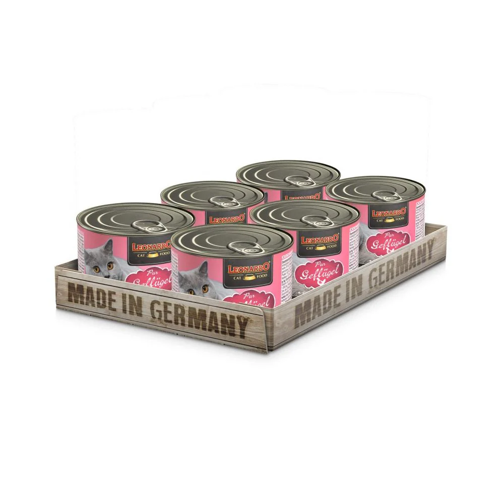 Pack 6x Leonardo Latas Quality Seleccion Ave 200gr