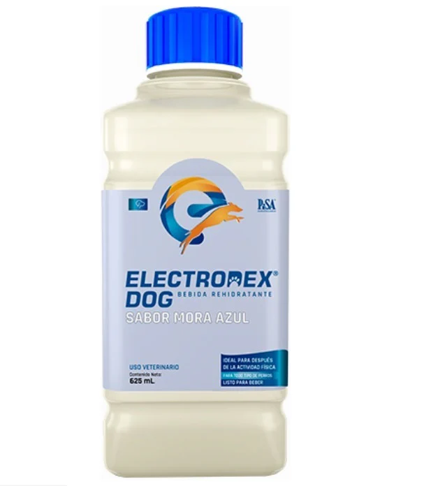ElectroDex Dog Sabor Mora Azul 625 mL ( Bebida Rehidratante - Electrolitos )