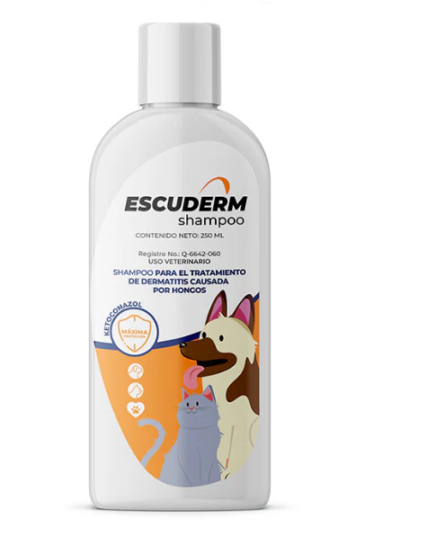 Escuderm Shampoo - Frasco con 250 ml.