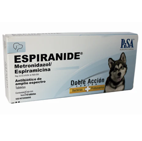 Espiranide 10 Tabletas ( Metronidazol - Espiramicina )