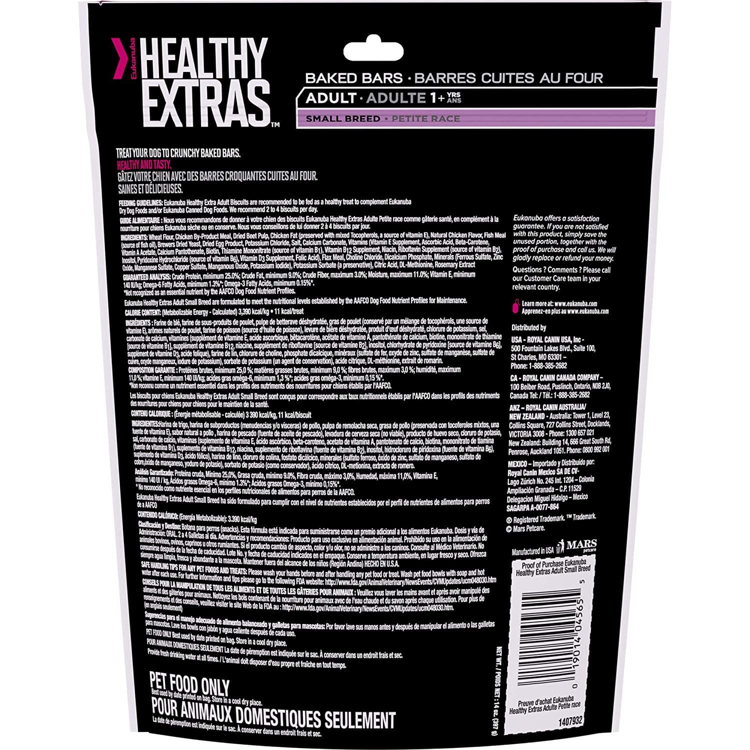 Eukanuba Premios Perros Healthy Treats Adult Medium Large Breed Adultos Raza Mediana Grande 400 Gr - Imagen 2