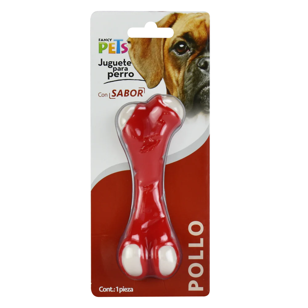 Juguete para Perro Dental Hueso con Sabor a Pollo Fancy Pets