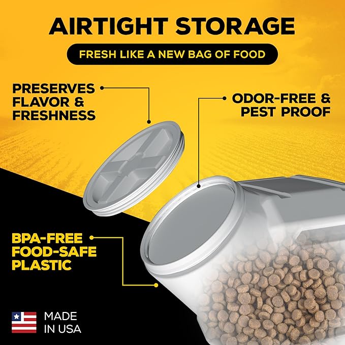 Contenedor Hermético para Alimento de Mascotas (40 Libras Capacidad) - Vittles Vault - Imagen 4