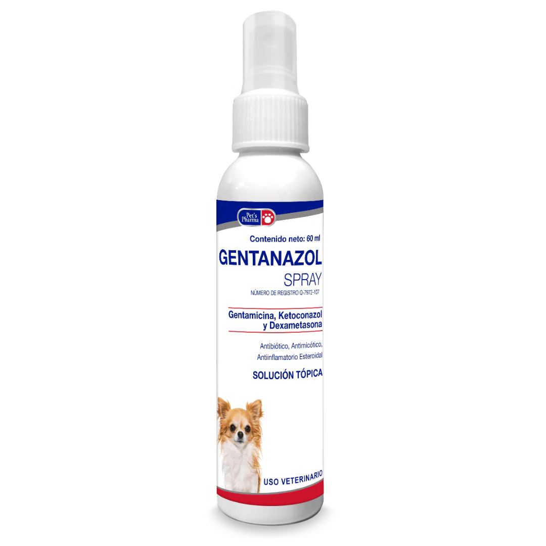 Gentanazol Spray Solución Tópica 60ml - Pet's Pharma