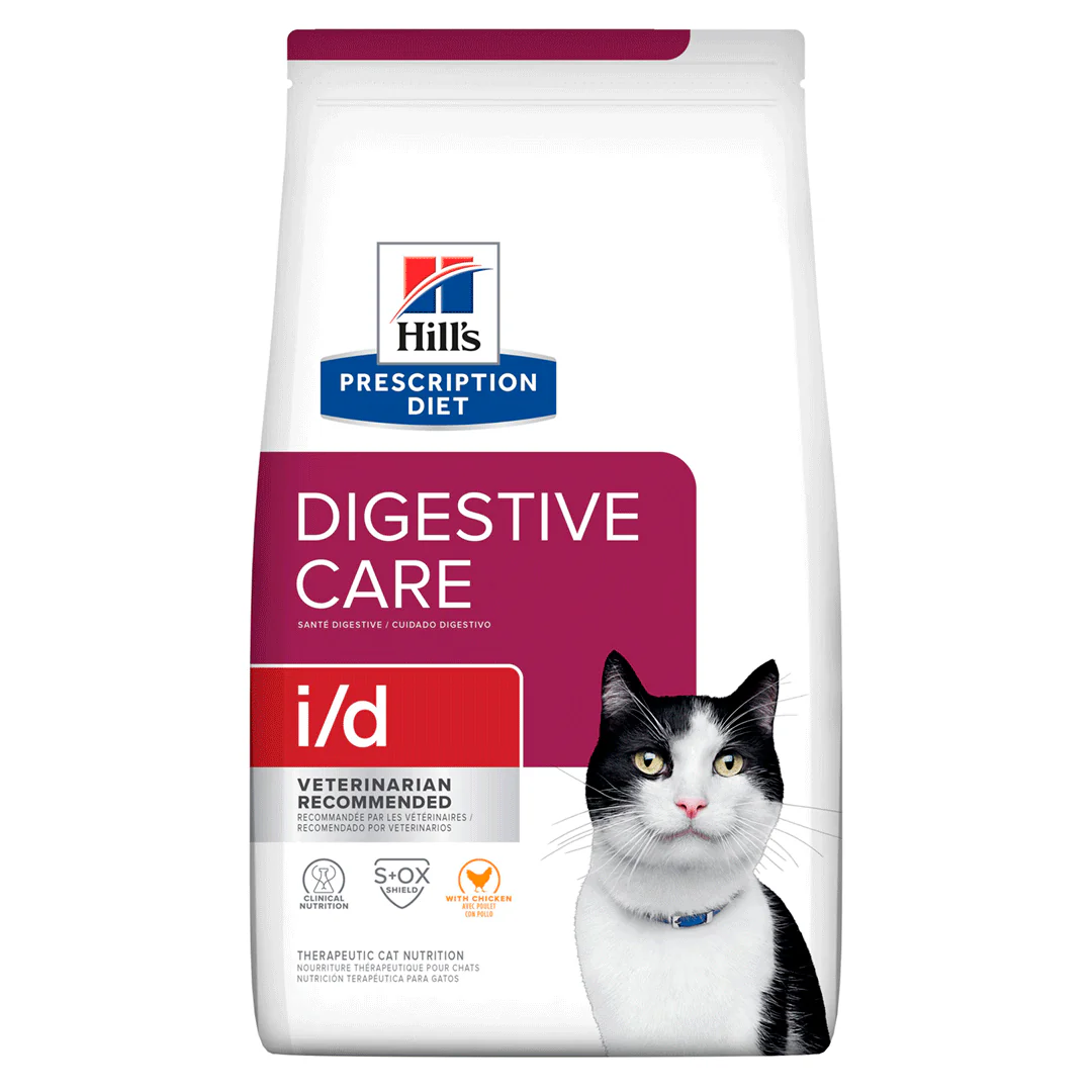 Croquetas para gato Hills i/d Digestive Care Gastro Intestinal 1.8 Kg