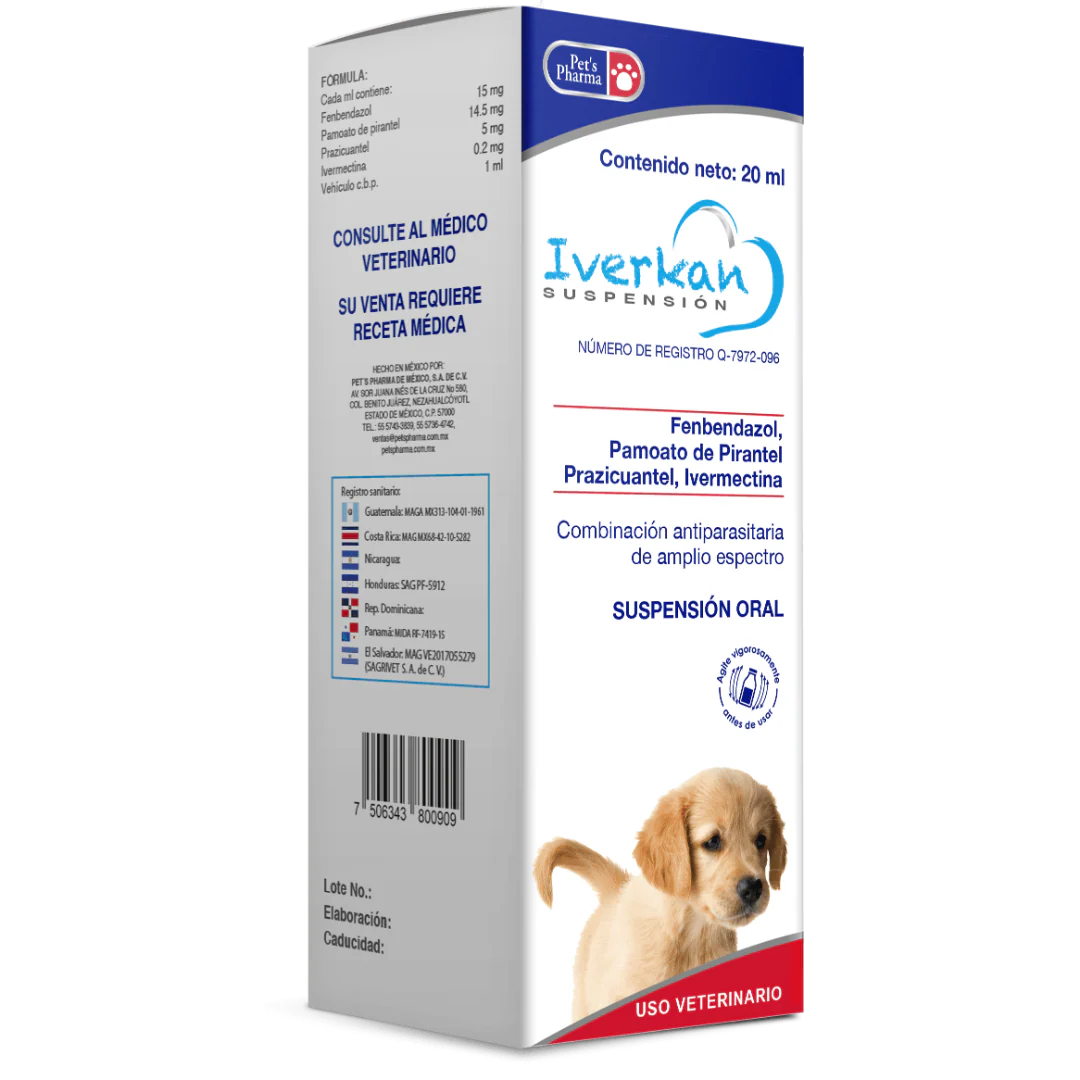 Iverkan Suspensión - Pet's Pharma